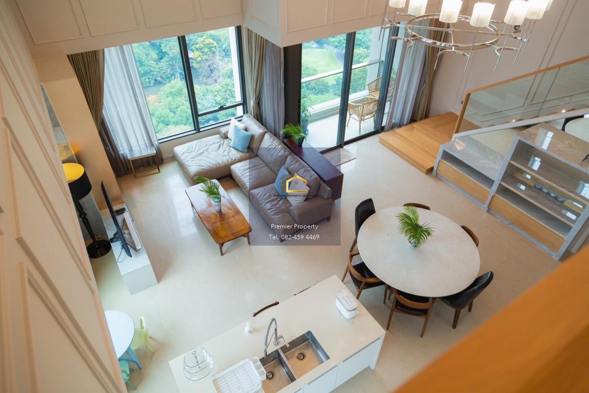 For Rent Fully furnished Duplex 3 bedrooms, 3 bathrooms Sindhorn Residence