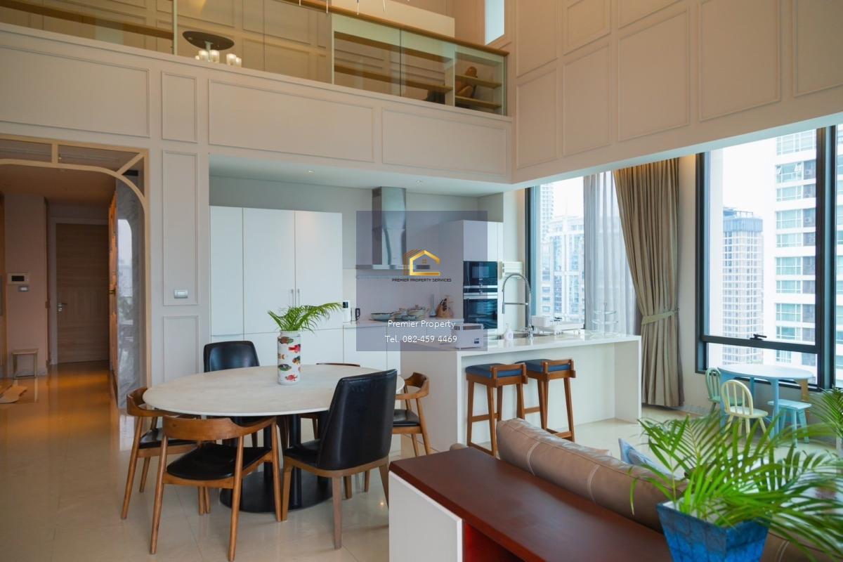 For Rent Fully furnished Duplex 3 bedrooms, 3 bathrooms Sindhorn Residence
